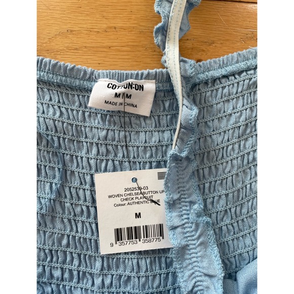 Light blue cotton:on women's romper size M NWT 50$ retail - Picture 2 of 4